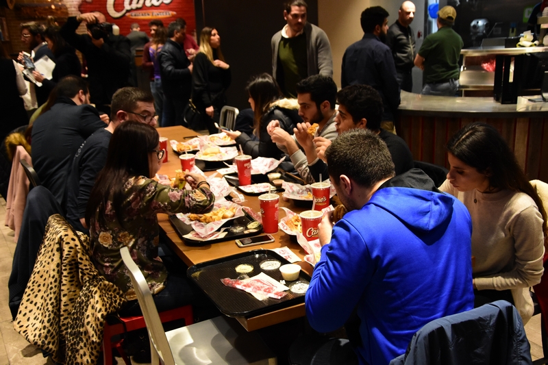 Opening of Raising Cane's